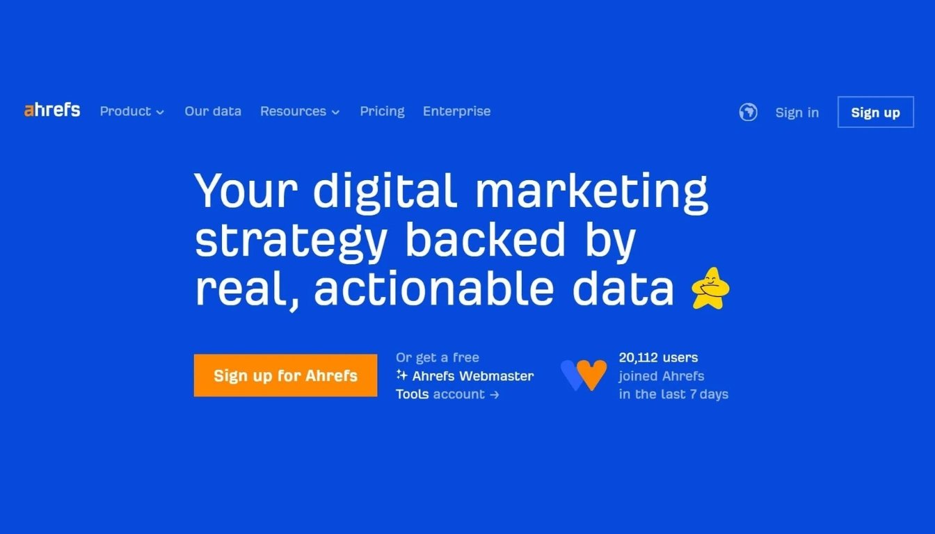 Screenshot of Ahrefs Keyword Research Tool Homepage_1344x768 Screenshot of Ahrefs Keyword Research Tool Homepage