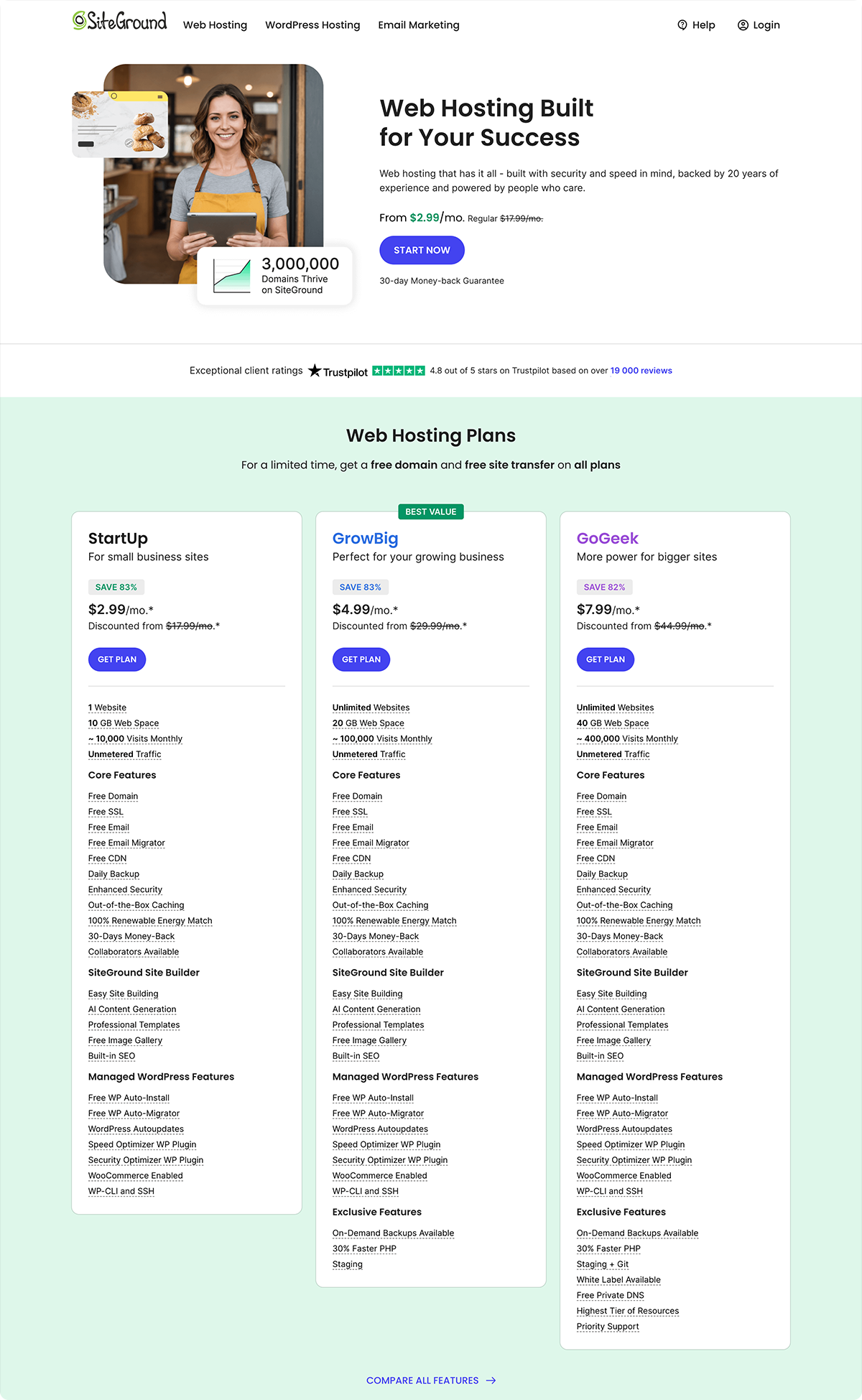 step1-en-USD Step 1 - Choose a Hosting Plan